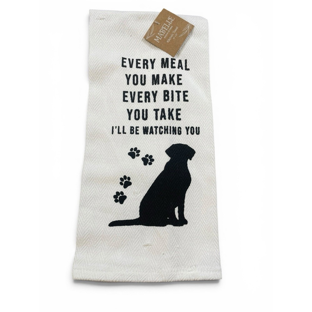 Kitchen Towel Dog NEW 16" x 28" Dish Bar Towel